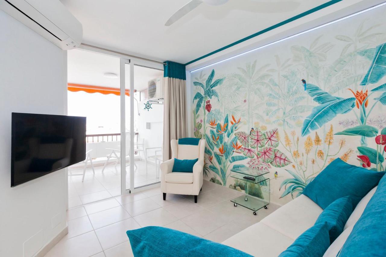 First Line Sea, Luxury Penthouse, Sea And Sunset View Vivenda Vacational Guayero 618 Appartement Los Cristianos  Buitenkant foto