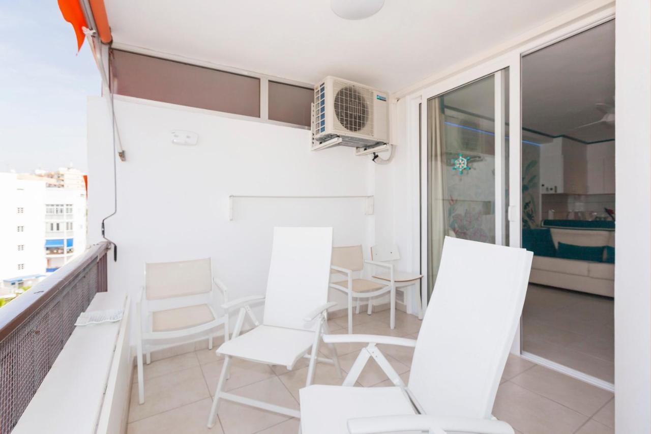 First Line Sea, Luxury Penthouse, Sea And Sunset View Vivenda Vacational Guayero 618 Appartement Los Cristianos  Buitenkant foto