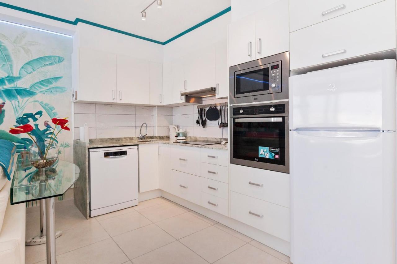 First Line Sea, Luxury Penthouse, Sea And Sunset View Vivenda Vacational Guayero 618 Appartement Los Cristianos  Buitenkant foto