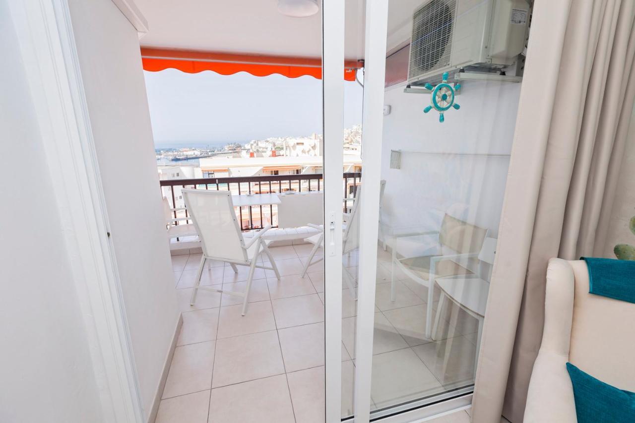 First Line Sea, Luxury Penthouse, Sea And Sunset View Vivenda Vacational Guayero 618 Appartement Los Cristianos  Buitenkant foto