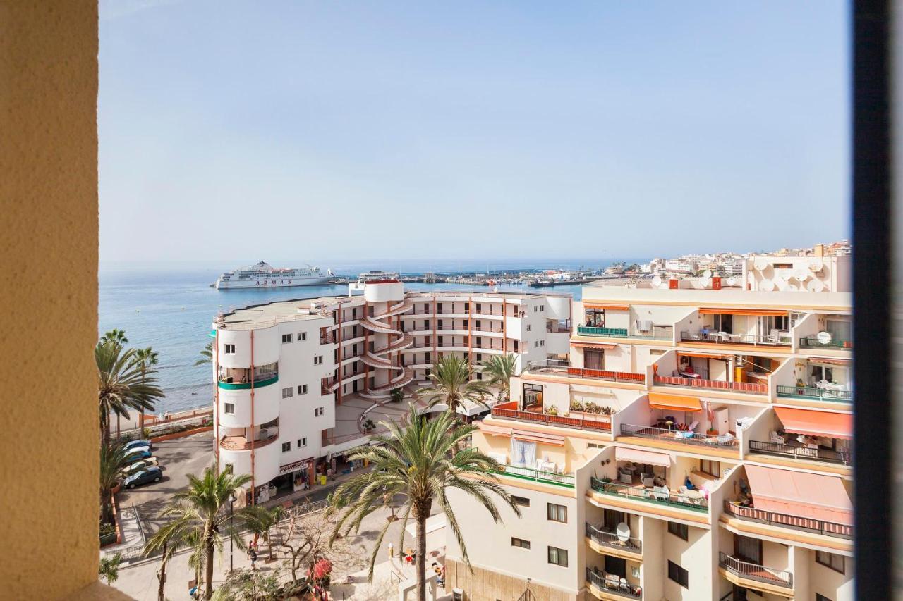 First Line Sea, Luxury Penthouse, Sea And Sunset View Vivenda Vacational Guayero 618 Appartement Los Cristianos  Buitenkant foto