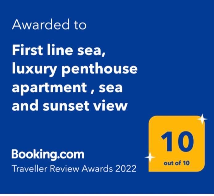 First Line Sea, Luxury Penthouse, Sea And Sunset View Vivenda Vacational Guayero 618 Appartement Los Cristianos  Buitenkant foto
